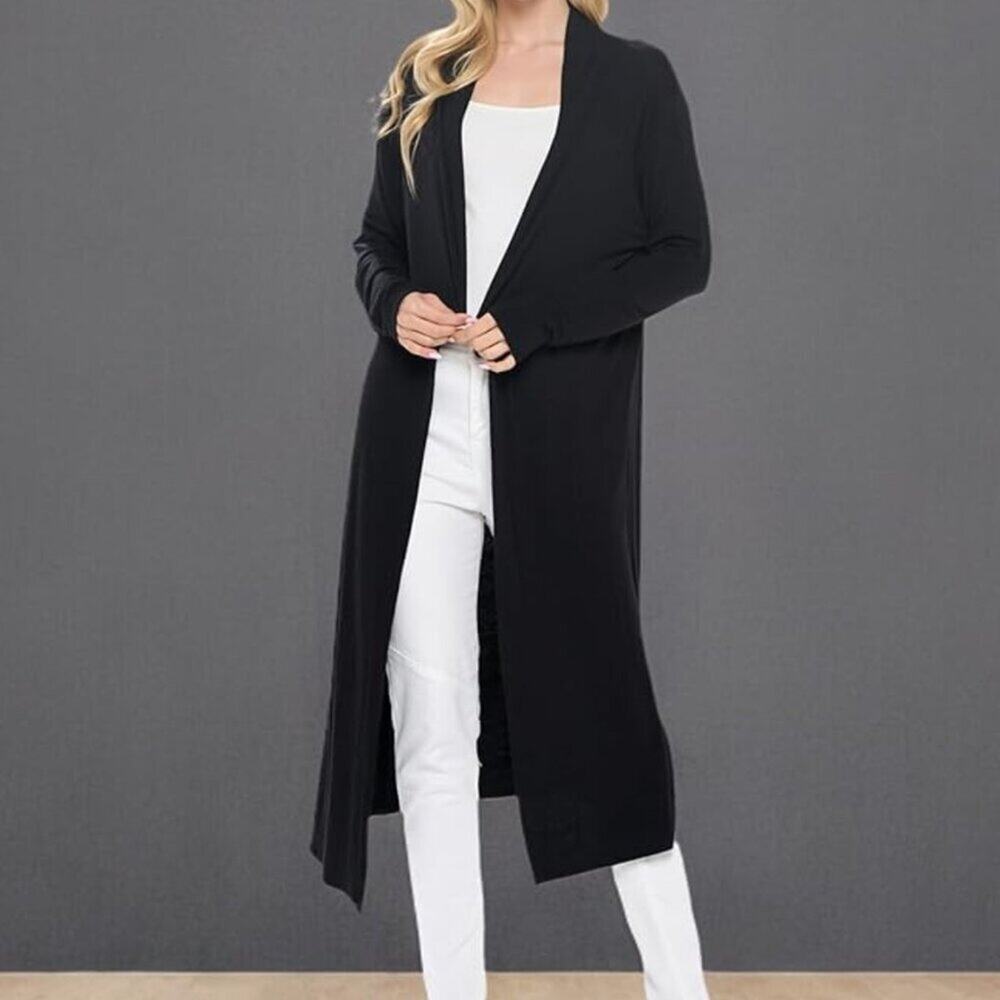 Banana Republic Black Sheer Cardigan Small GUC